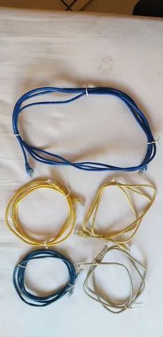 Cabos de rede, novos, blindados, vários tamanhos, a partir de 10,00 