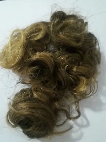 Cabelo Humano Natural Loiro Mel Cacheado - Foto 4