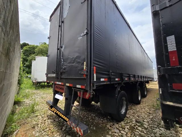 carreta baú sider vanderléia 3 eixos facchini 14.92mx2.80m ano 2010 sem pneus - Foto 2