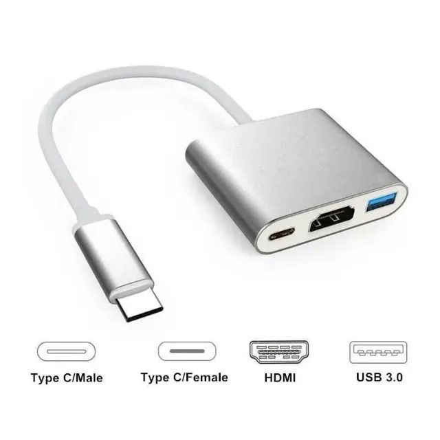 Adaptador Tipo-C HDMI / HDMI USB 3.0