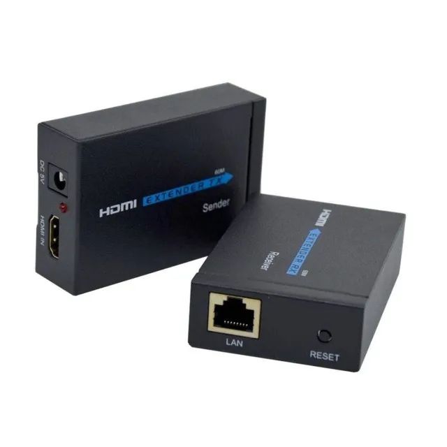 Extensor Hdmi 60mts Hd 1080p Rj-45 Cat5/6 - Foto 3