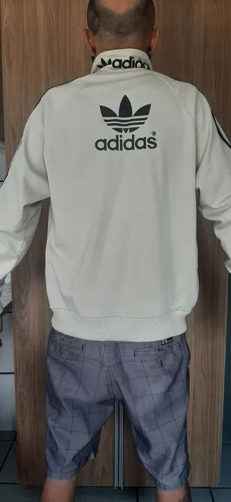 Jaqueta Adidas Original marfim. - Foto 4