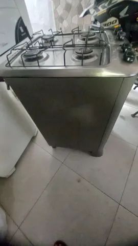 Fogão  4  bocas inox  pra  venda  - Foto 5
