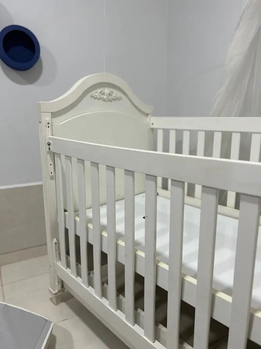 Berço infantil 100% madeira, lindo !!! - Foto 6