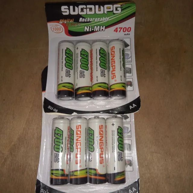 PILHAS RECARREGÁVEL   AA 4.700mAh - Foto 3