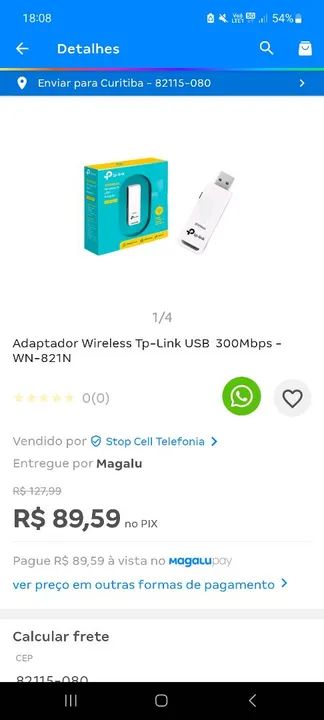 Adaptador tp-link 300 Mbps - Foto 3