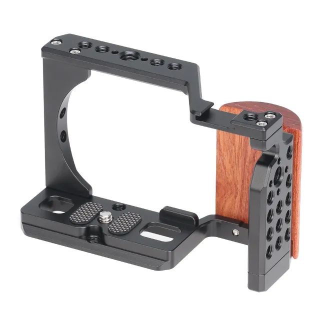 Cage Gaiola Protetora Top Hand Grip Para Sony Zv-e10 - Foto 5