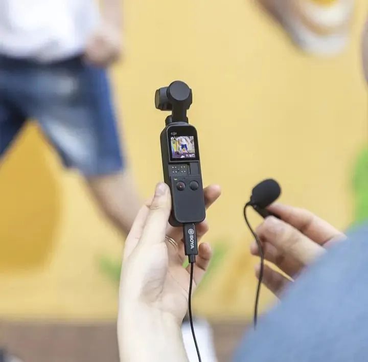 Microfone de Lapela Boya BY-M3 para DJI Osmo Pocket - Foto 5