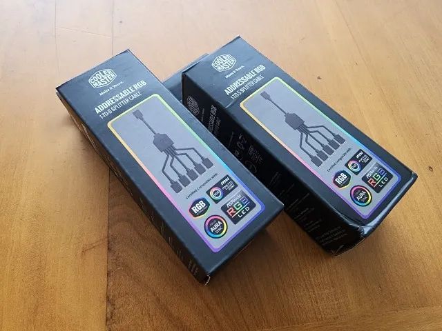 Extensor RGB Cooler Master Hub / Cabo Splitter Led Argb 1 A 5 / 5v 3p - Foto 5