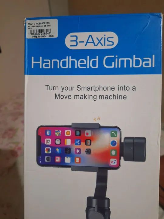 Estabilizador Gimbal 3 axis para Celular - Foto 3