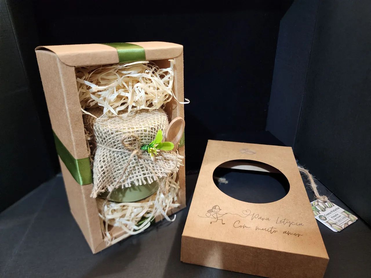 Presente - Creme de Pistache c/ Caixa Personalizada - Foto 2