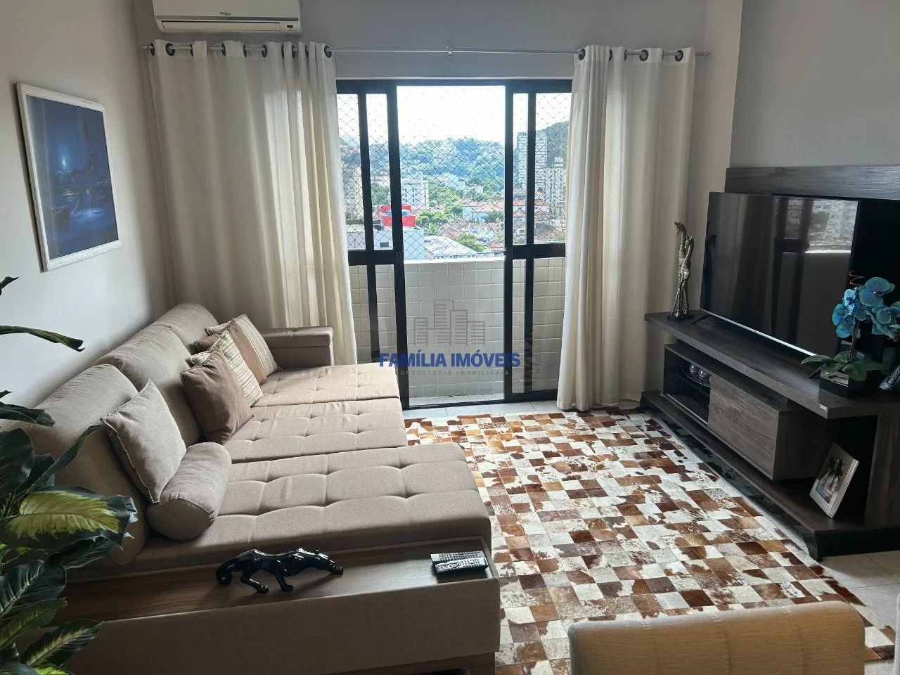 Comprar apartamento 2 quartos suíte Campo Grande, Santos.