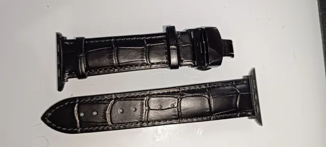 Pulseira para smartwatch couro sintético