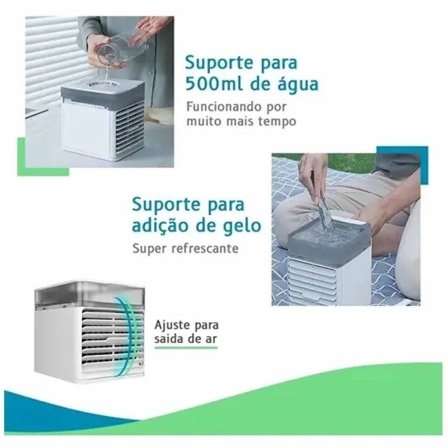 Mini Ar Condicionado Climatizador Arctic Ar Portátil USB - Foto 4