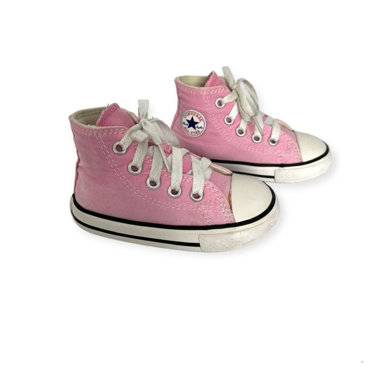 Tênis Converse All Star Infantil Rosa Número 19 - Foto 3