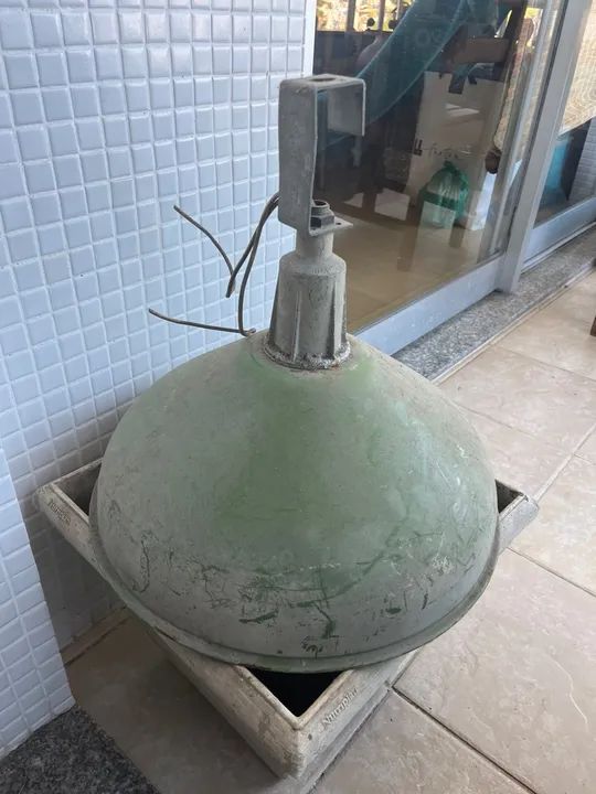 Black friday !!Luminária Industrial anos 1980!! Desapego !!