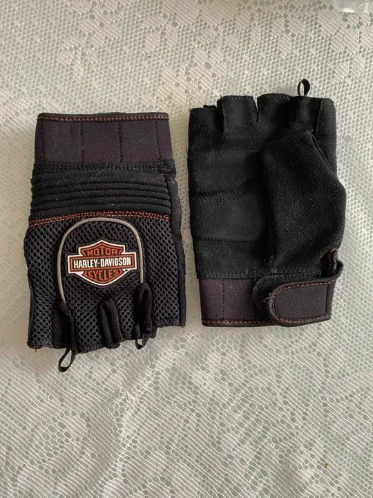 Luvas Harley Davidson - Tamanho G, sem Uso - Foto 3