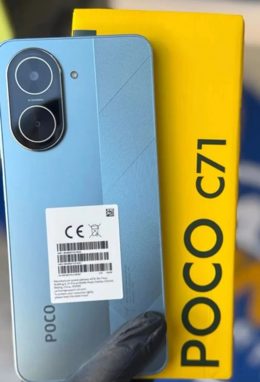 Xiaomi Poco C71 64/3 Azul **- Simples, Eficiente e Econômico