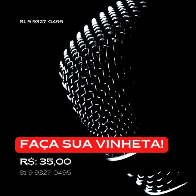 Vinheta propaganda/áudio propaganda