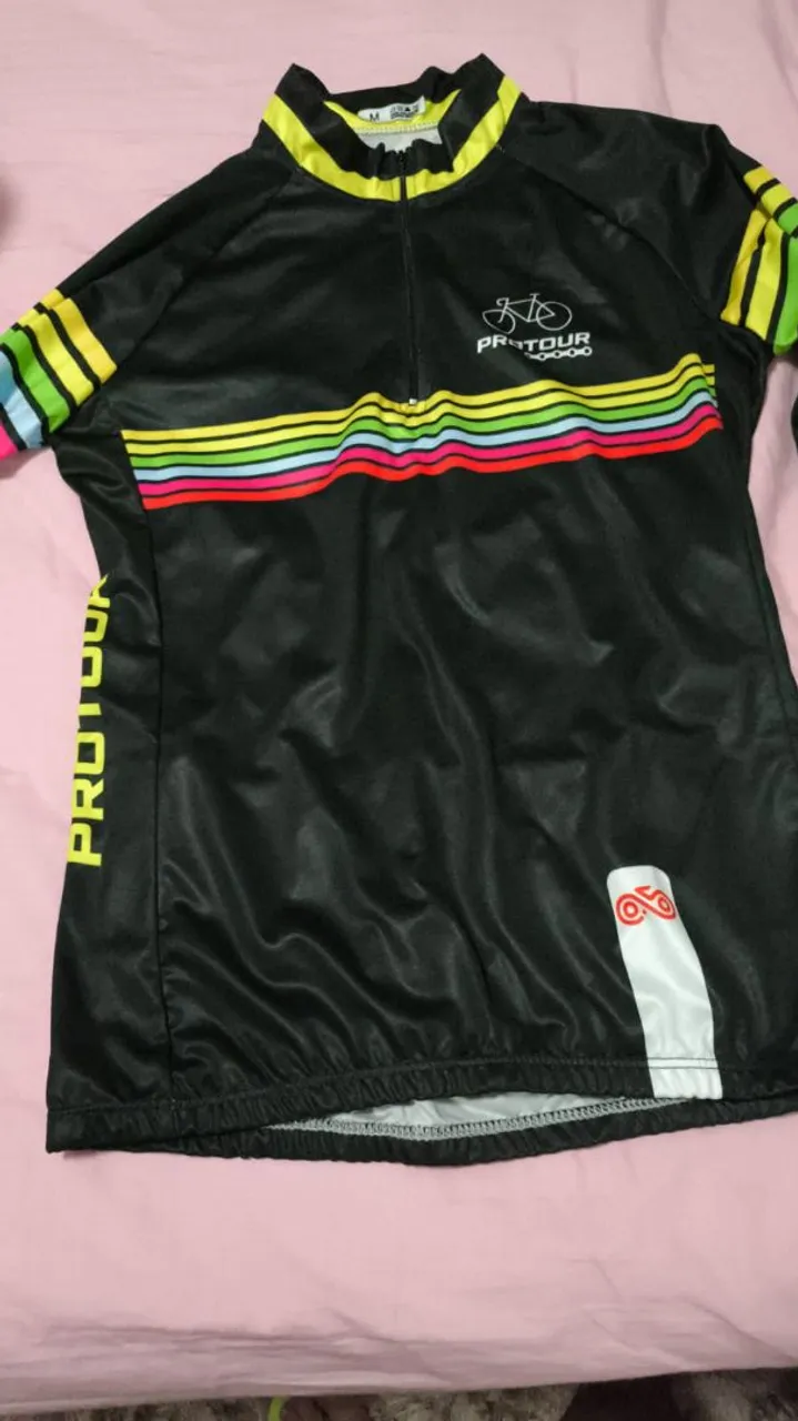 Camisa de Ciclismo Pro Tour Colorida