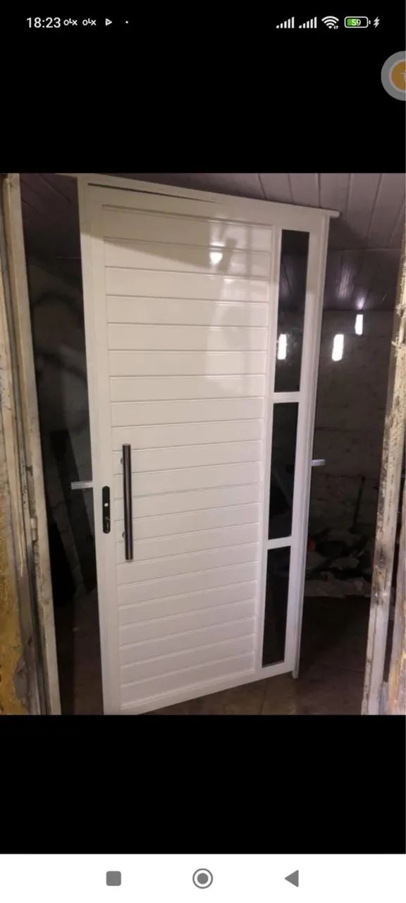 Porta galvanizada 64840780245379122