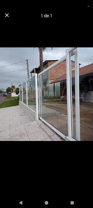 Porta de vidro temperado para jardim - Foto 3