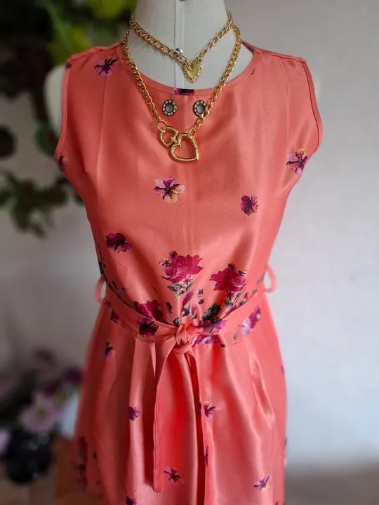Vestido Floral Rosa  - Foto 3
