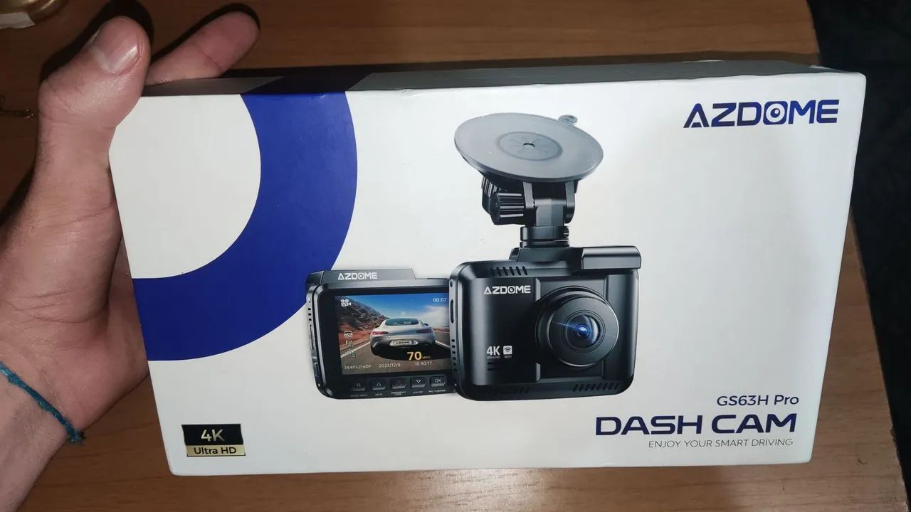 Câmera de Dash Cam 4k AZDOME GS63H Pro