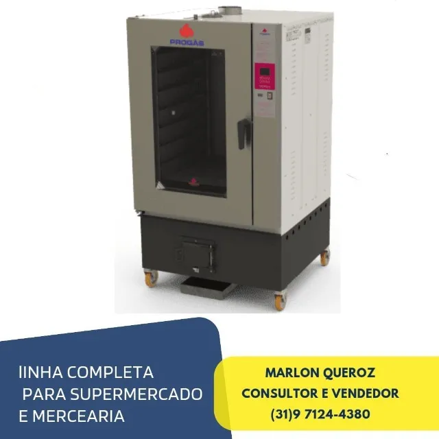 Forno Turbo 10 Esteiras a Lenha Progas