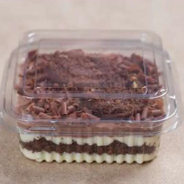 Kit 50 Embalagem Plástico Acetato Transparente Doces Brigadeiros Fatia Bolo Torta - Foto 2