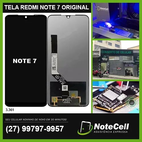 Tela Display Para Xiaomi Redmi Note 7 / Note 7 Pro Original 3.361 - Instalação Expressa!!!