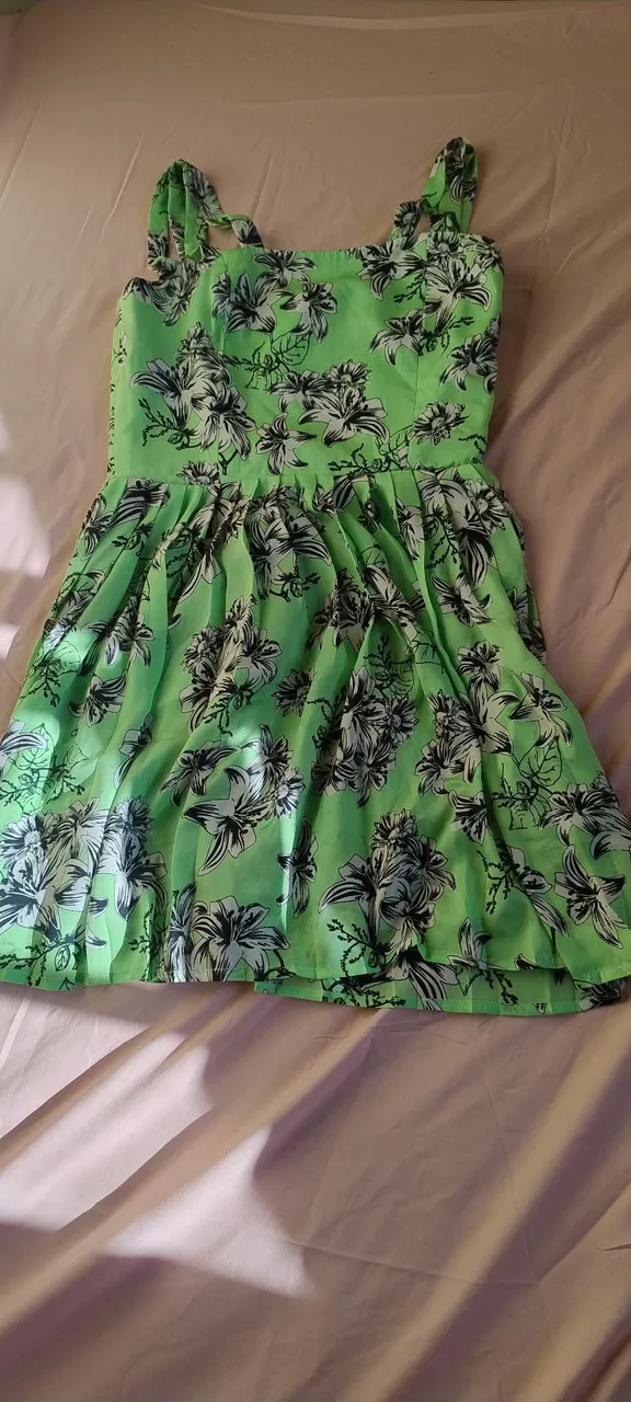 Vestido Floral Verde