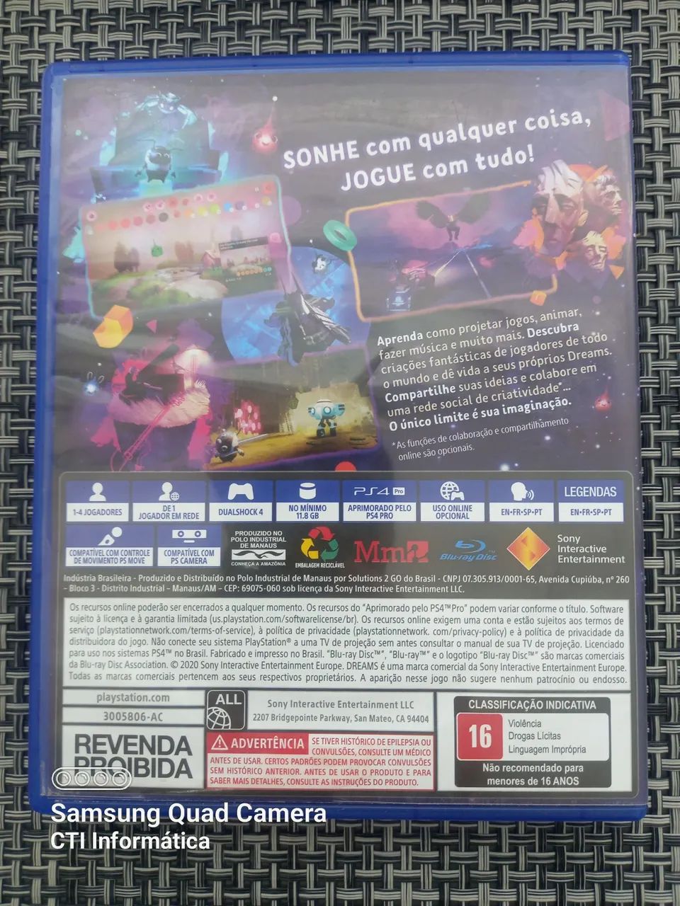 Dreams Exclusivo para Ps4 Playstation Play4 Jogos de