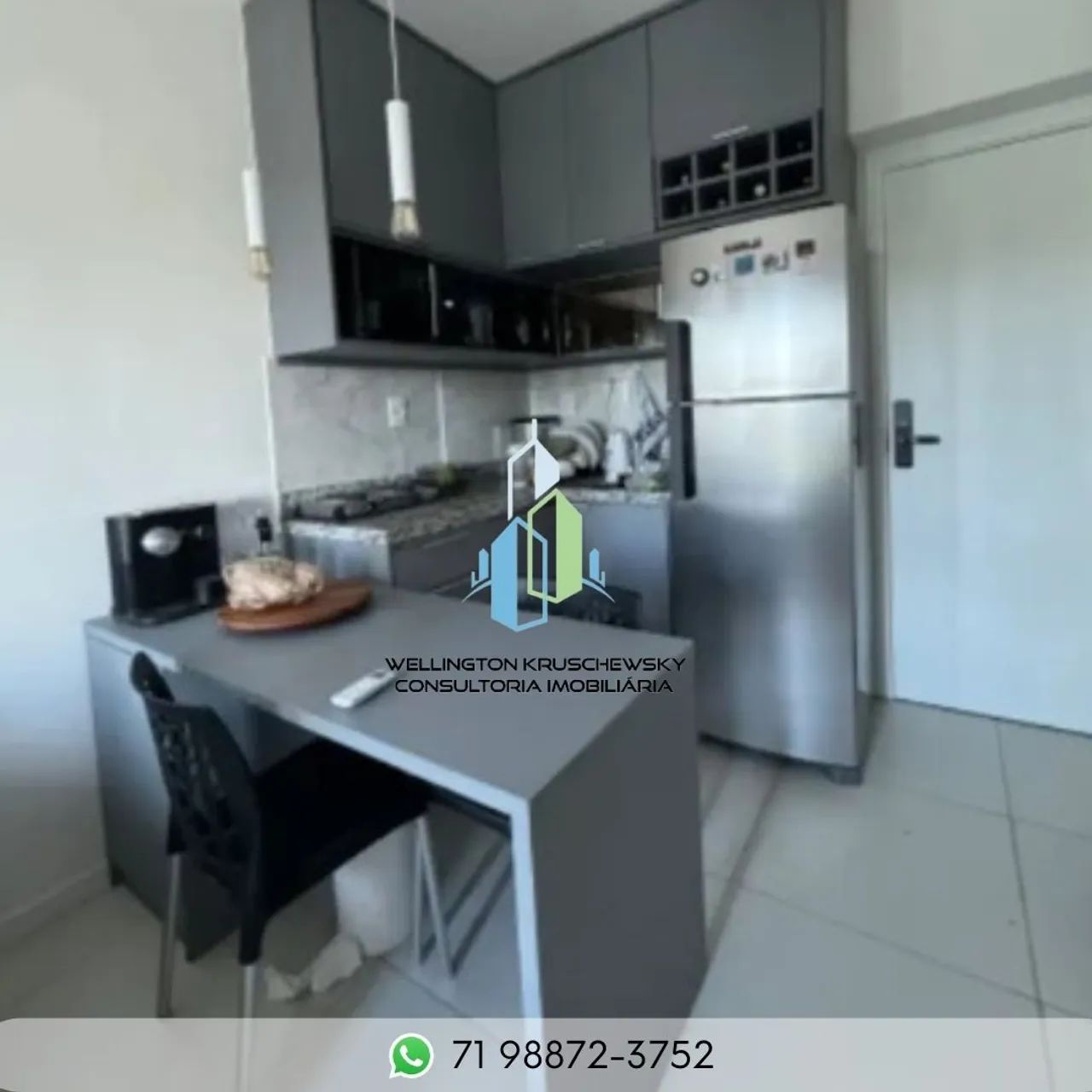 APARTAMENTO NORTE/SUL MOBILIADO DECORADO 29m² 1 QUARTO 1 GARAGEM INFRA VENDE BARRA