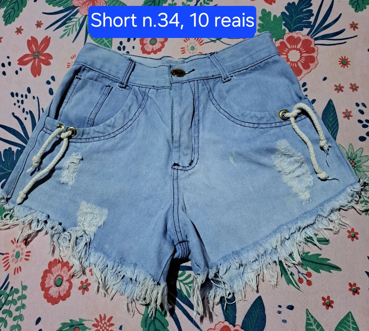 Short Jeans e de malha
