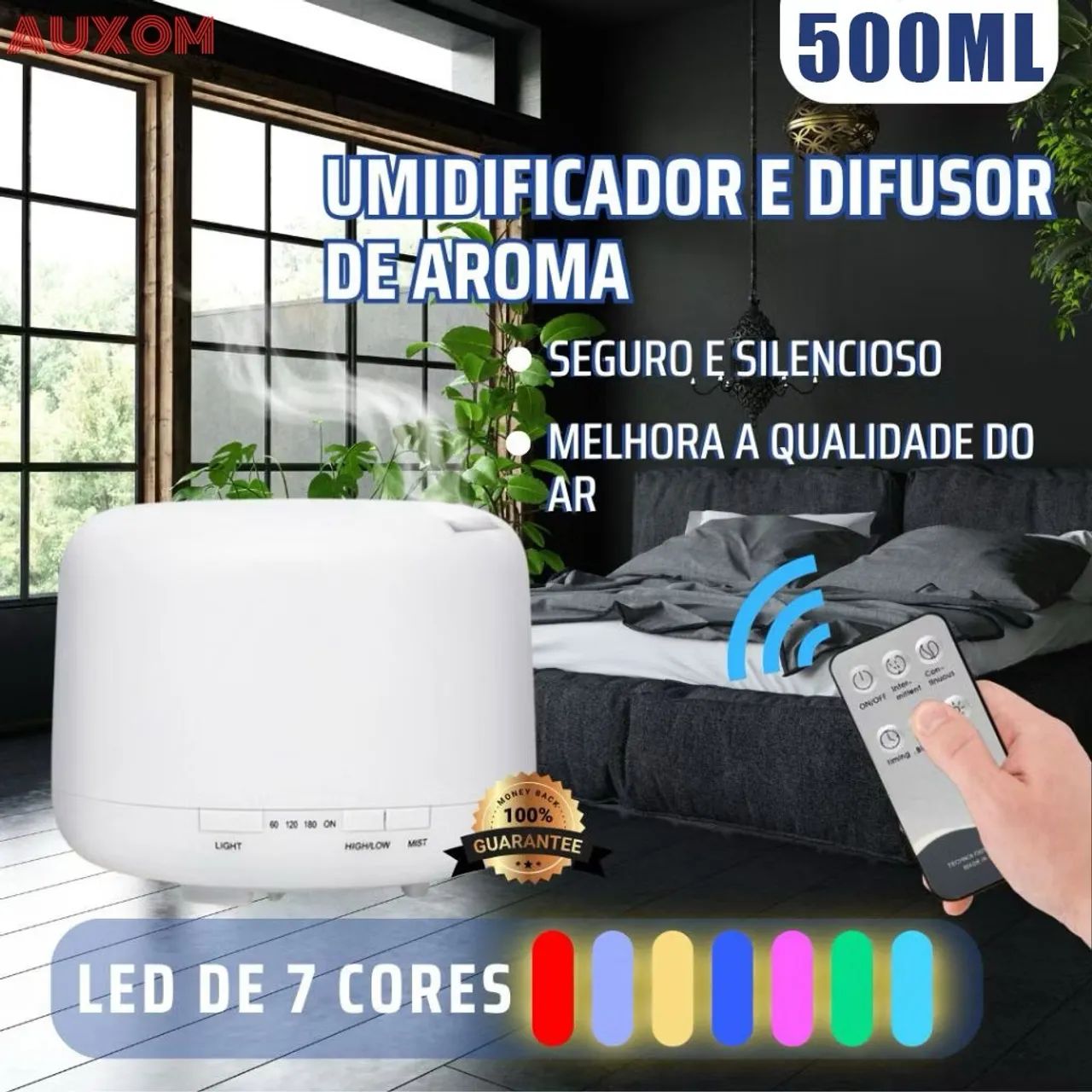 Difusor Elétrico 500ml + 2 Essências a base de óleo - Foto 2