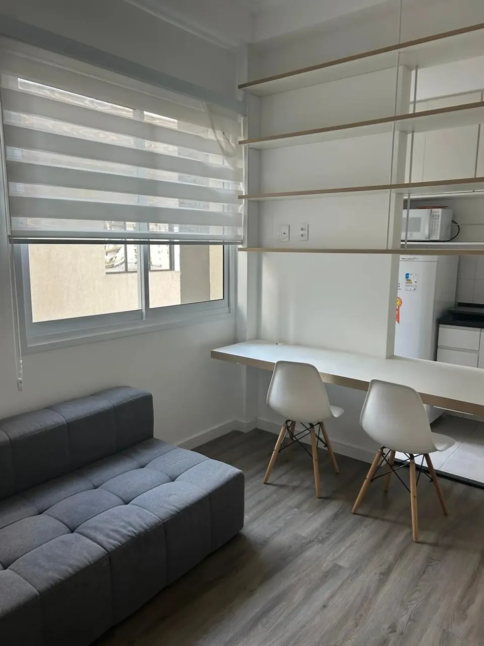 Apartamento mobiliado para locação com 1 dormitório e 1 vaga em Higienópolis, São Paulo -S