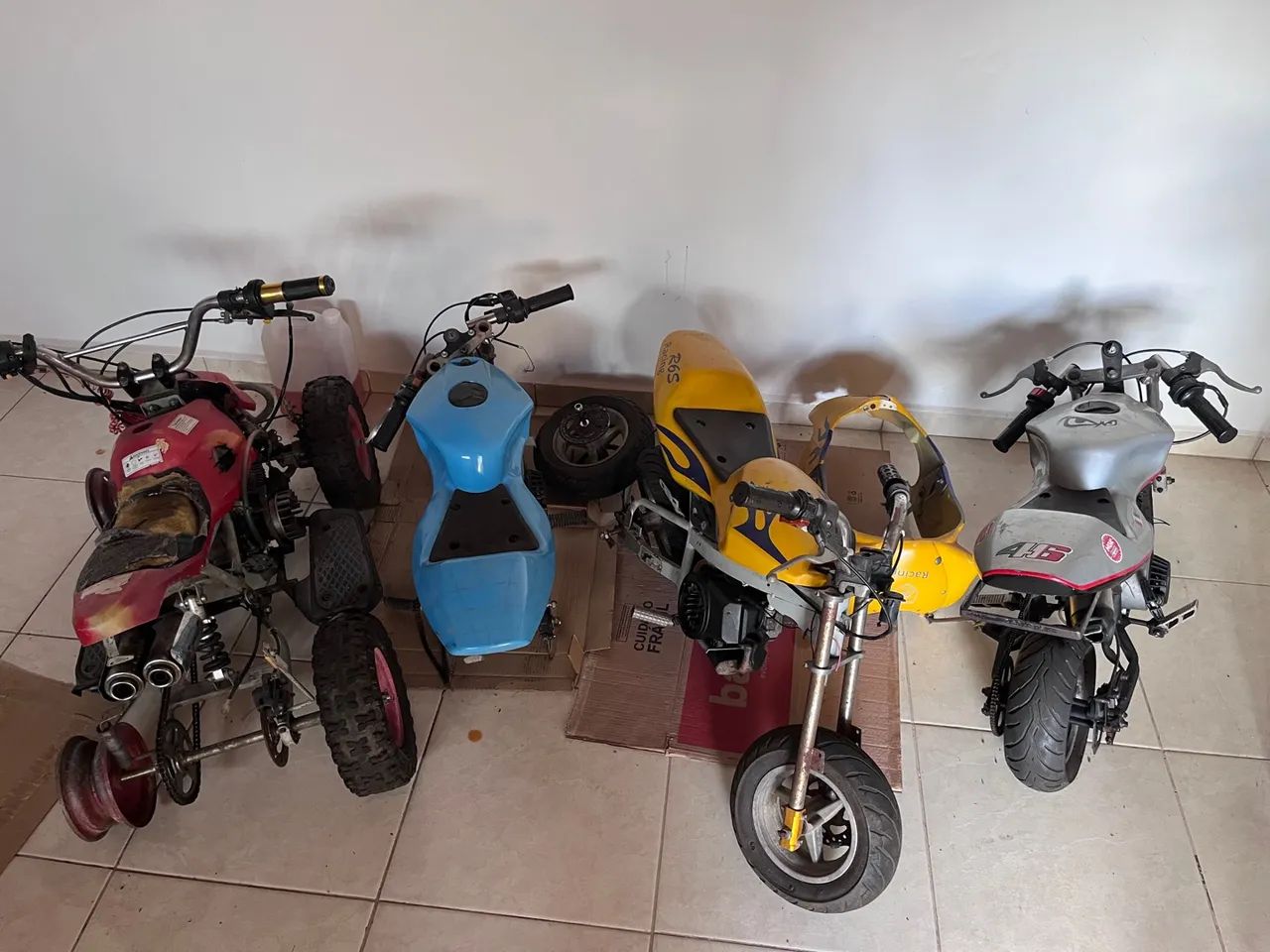 Três Mini Motos e um quadriciclo reformar  - Foto 3
