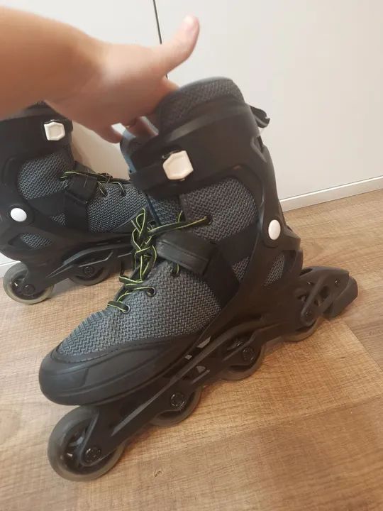 Patins Oxelo 41-44 + Acessórios - Foto 3