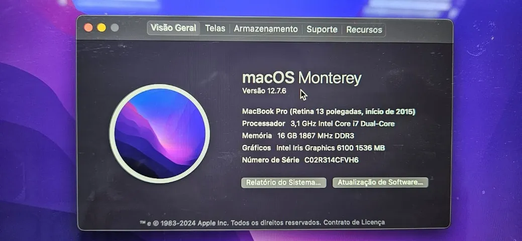 MacBook PRO Retina 13Pol, 2015