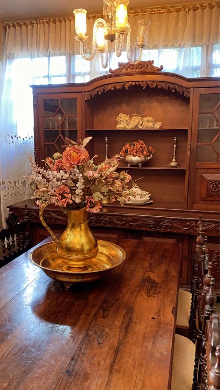 Suportes para velas  em madeira antigo  - Foto 2