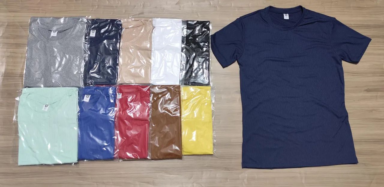 CAMISA CANELADA NO ATACADO - Foto 2