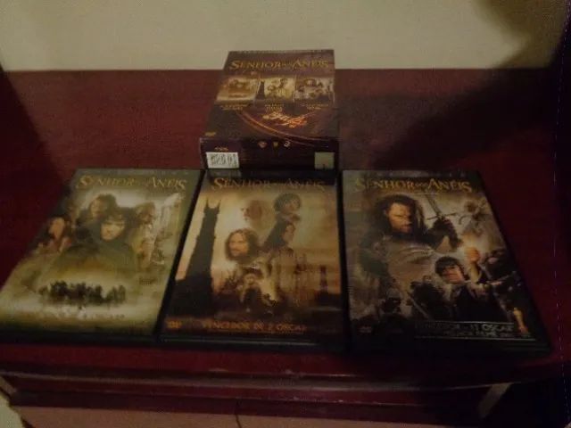 Box senhor dos anéis filme trilogia original