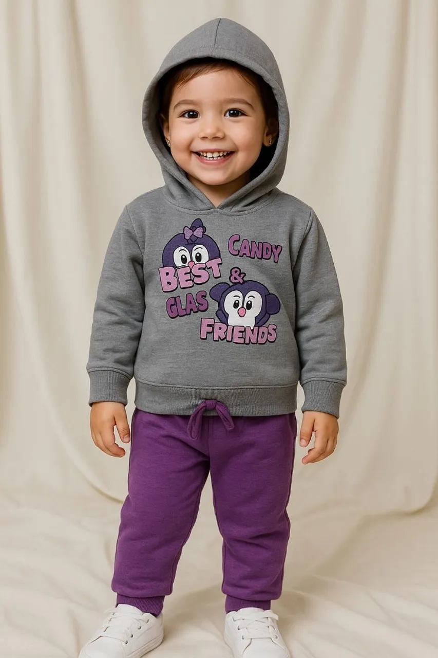 Conjunto Moletom Feminina infantil Tamanho 3 anos