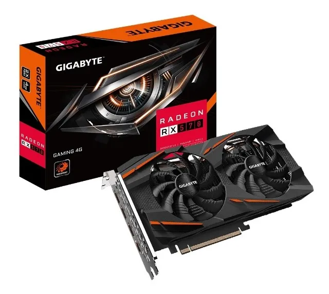 Placa de Vídeo RX 570 4GB Gigabyte