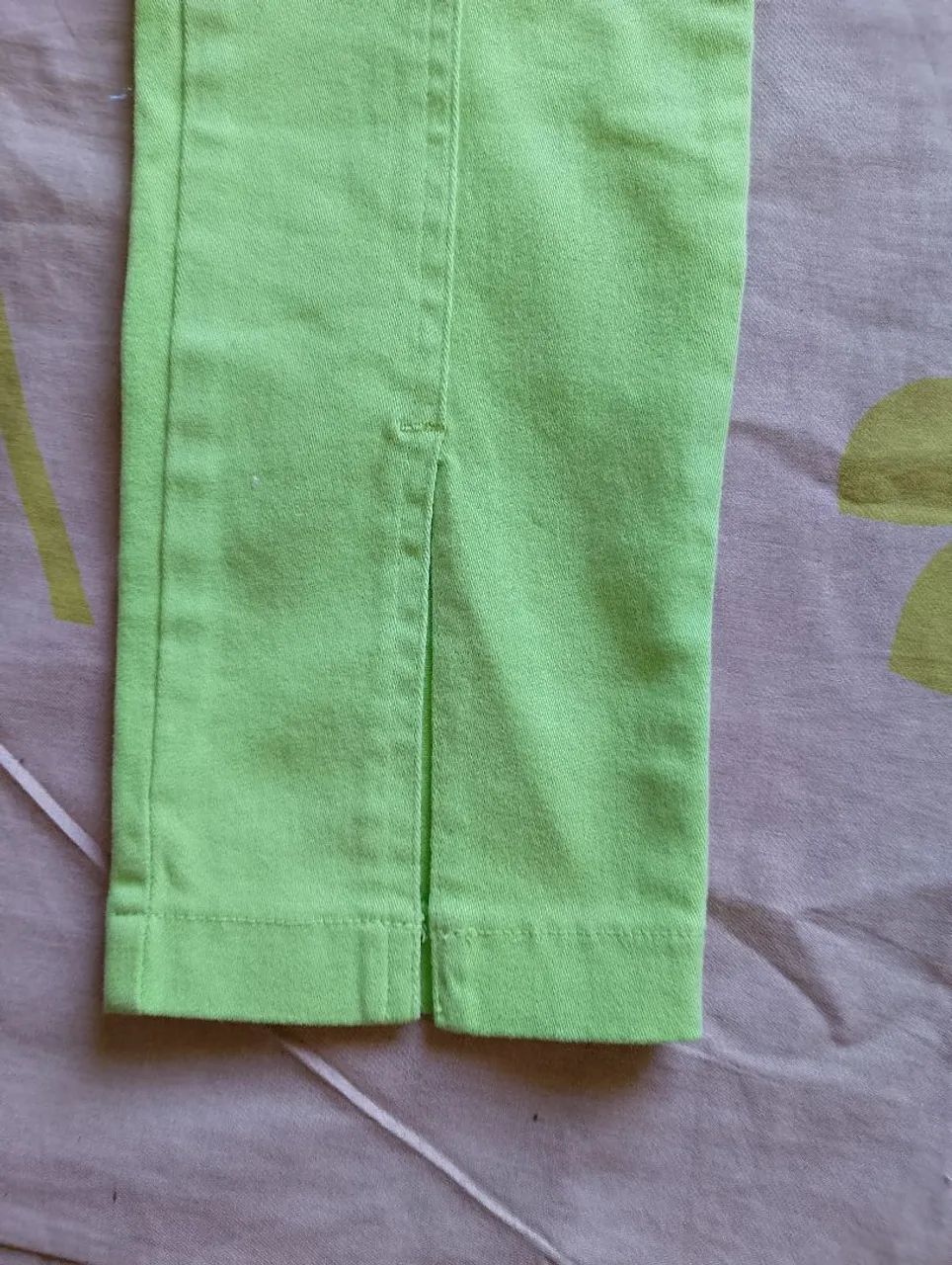 Calça Jeans Verde Neon - Tamanho 40 - Foto 3