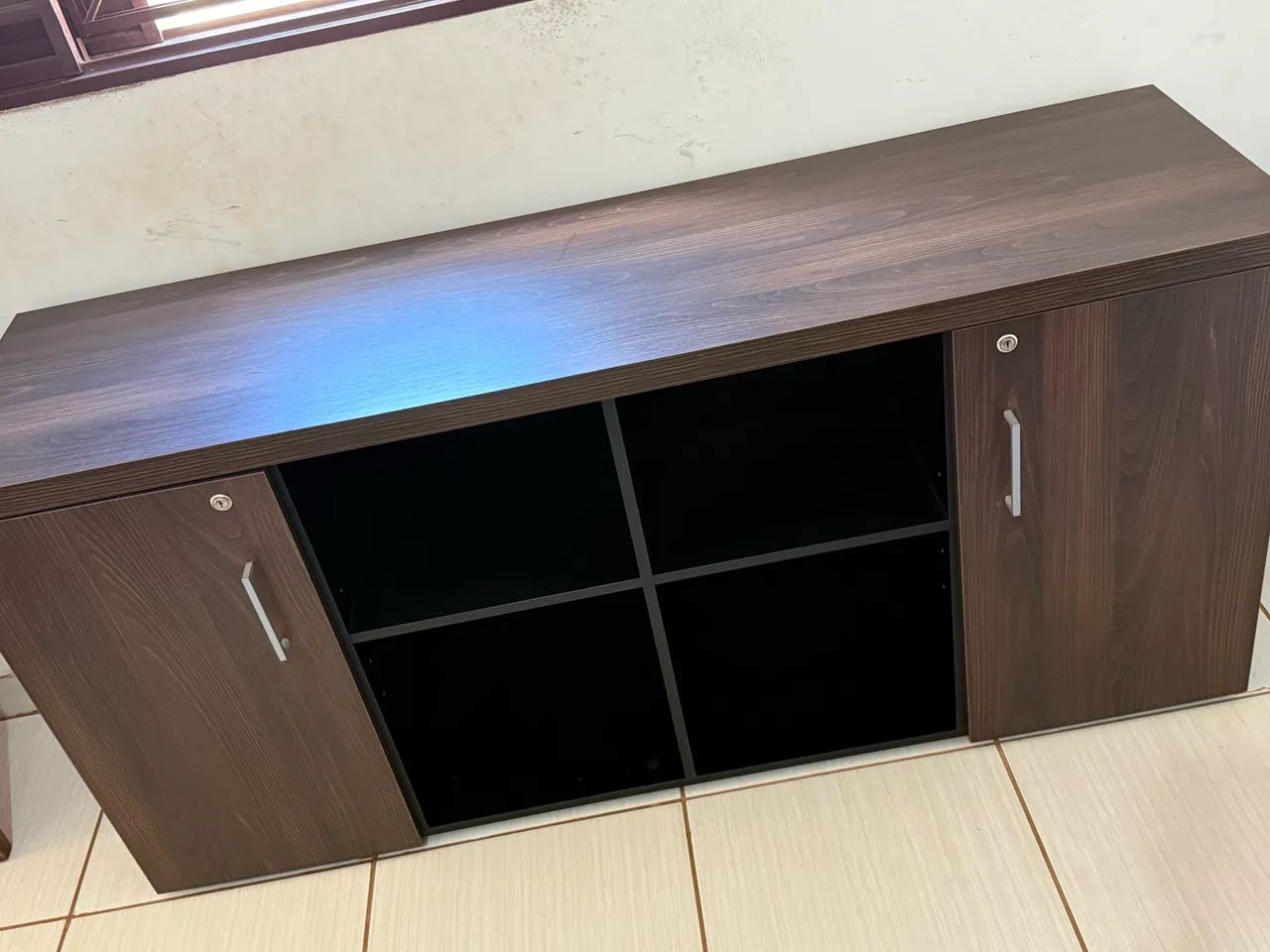 Rack com nichos e portas - 1,60X0,72X0,45 - Foto 3