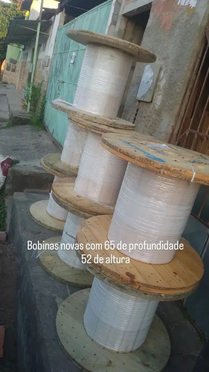 Bobinas de madeira para organização - Foto 2