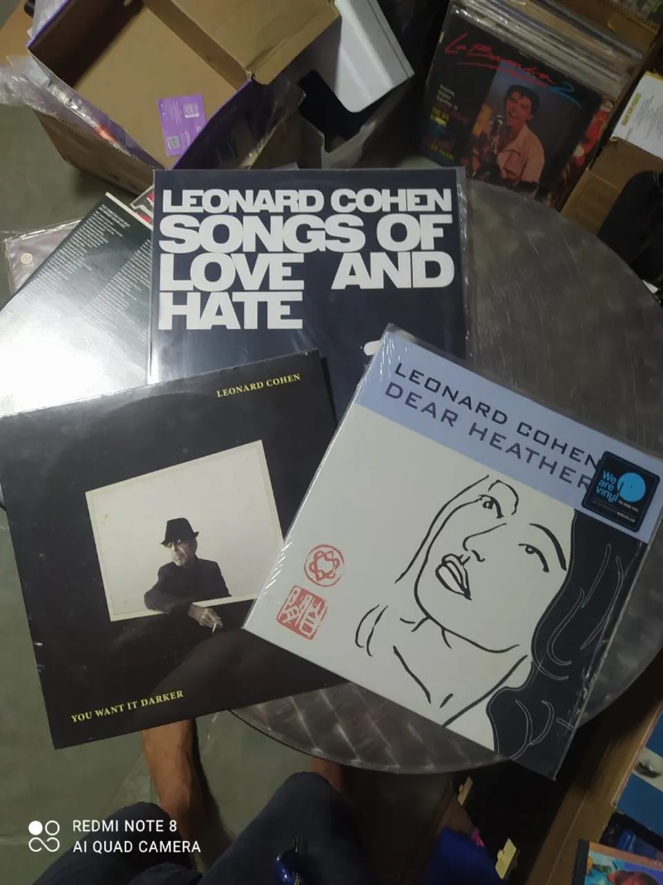LPs Leonard Cohen - Songs of Love and Hate, Dear Heather e You Want It Darker