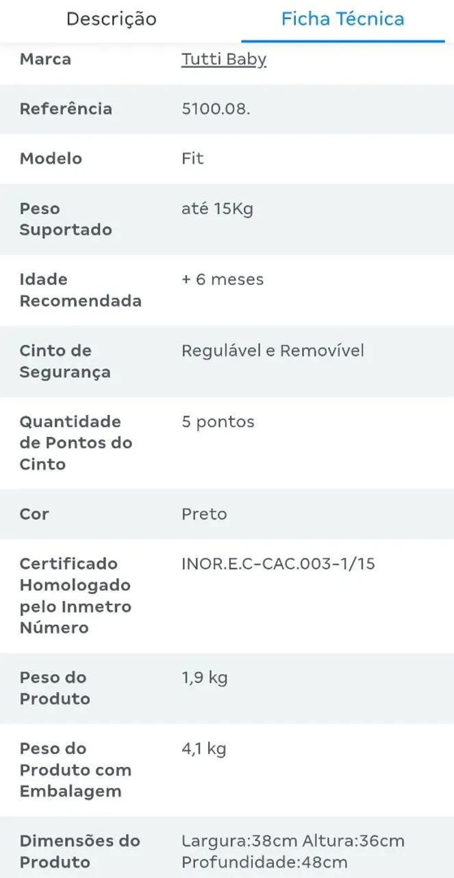 Cadeira de alimentação infantil - Foto 5